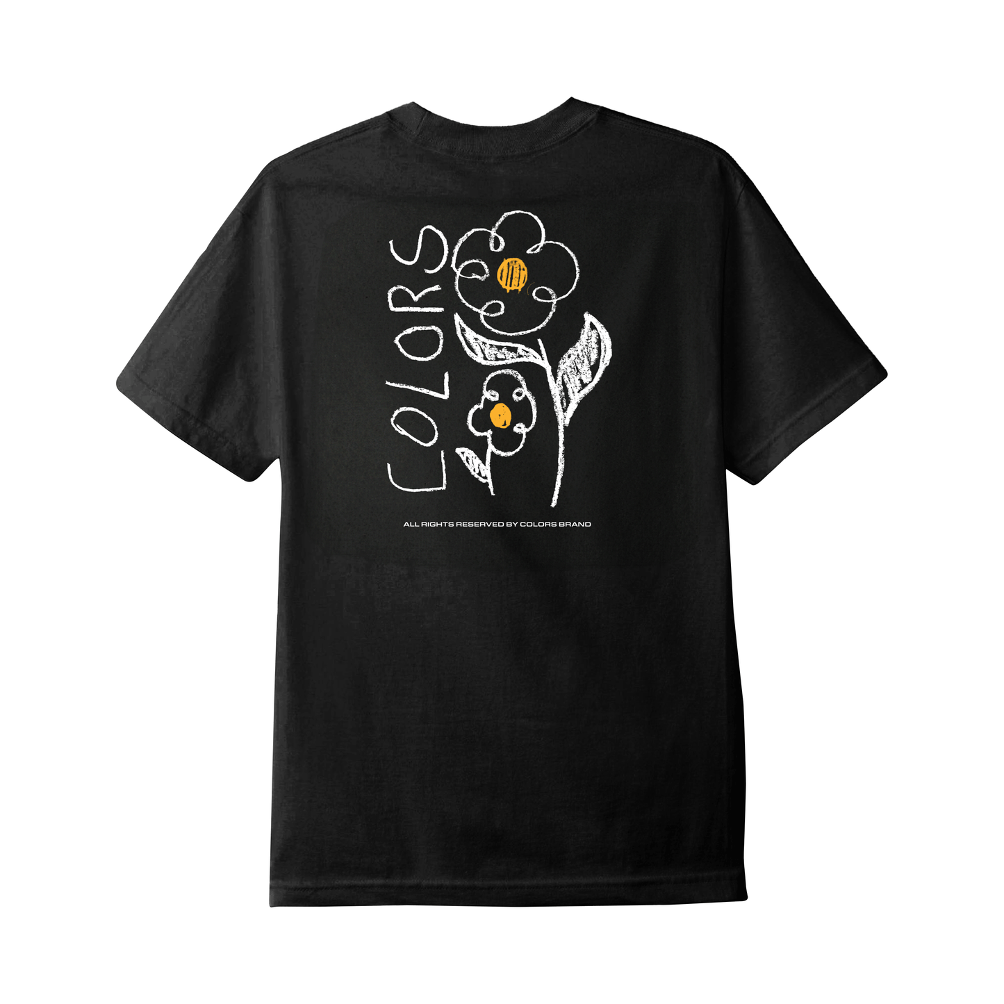 Camiseta Colors Flower Preto