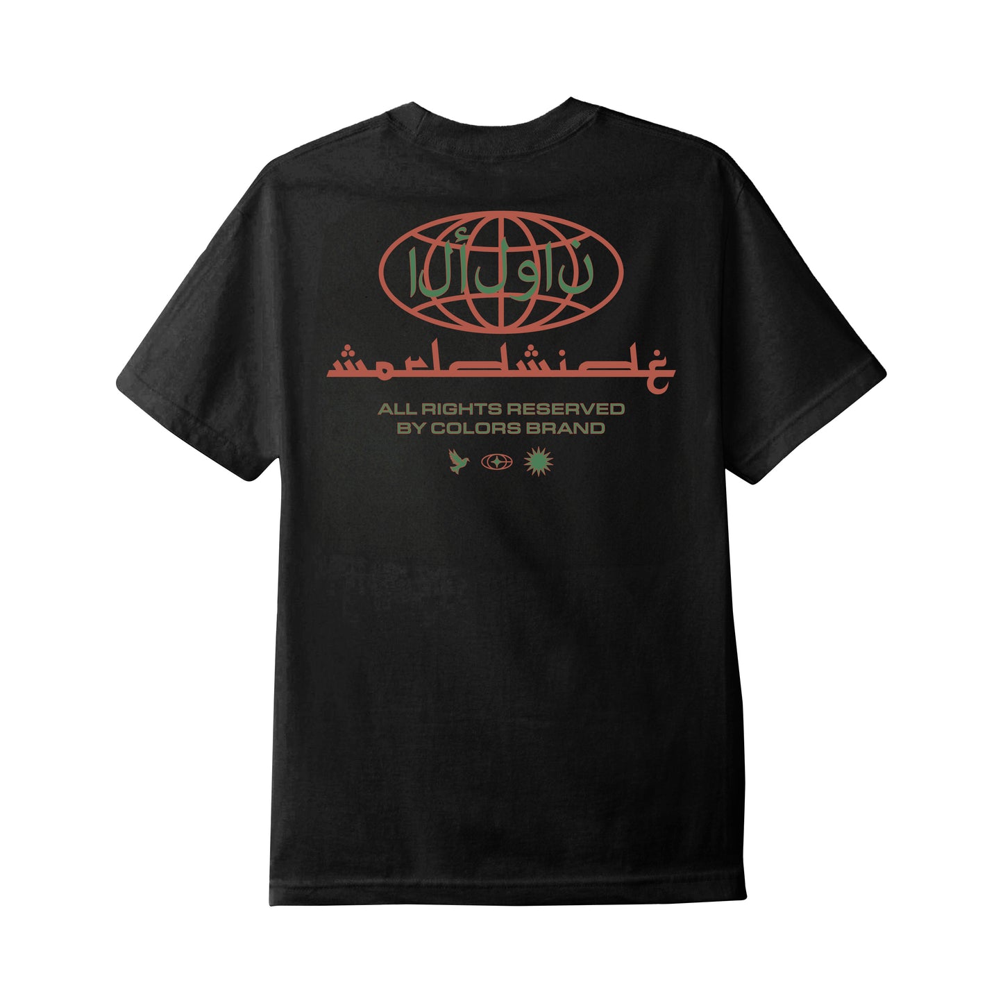 Camiseta Colors Worldwide Preto