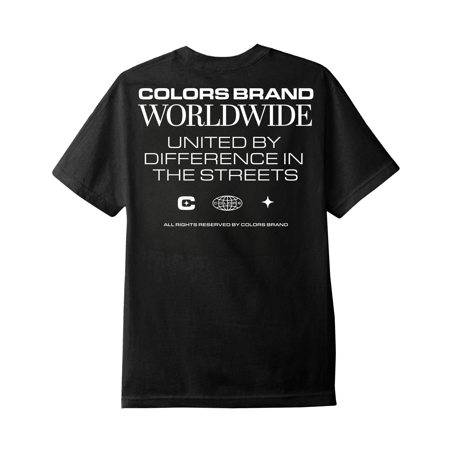 Camiseta Colors United Preto