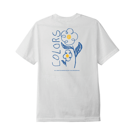 Camiseta Colors Flower Branco