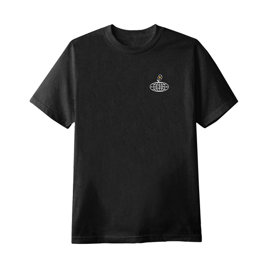 Camiseta Colors Flower Preto