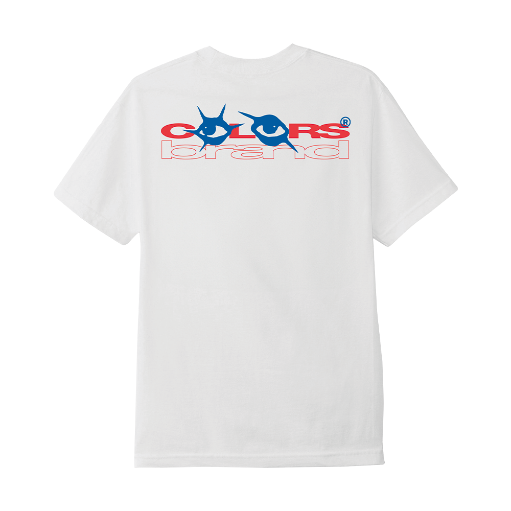 Camiseta Colors Bad Eyes Branco